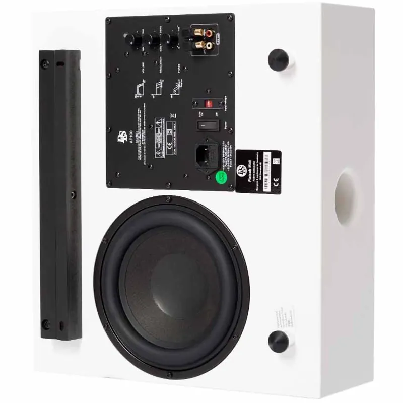 Domácí aktivní subwoofer DLS Flatsub Midi White - Téměř vyprodáno