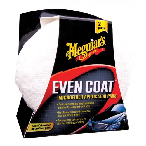 Prémiová kvalita | Meguiars Even Coat Microfiber Applicator Pads - mikrovláknové aplikátory (2 kusy)