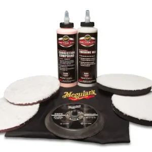 Meguiar‘s DA Microfiber Correction System 6" Kit - kompletní sada mikrovláknového systému pro strojní renovaci laku - Zbývá jen pár kusů