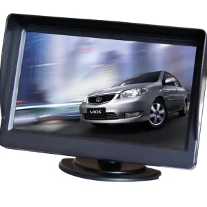 LCD monitor 4,3" černý s kšiltem na palubní desku - Už jen pár kusů