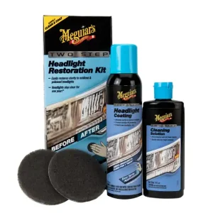 Speciální cena - Meguiar‘s Two Step Headlight Restoration Kit - dvoukroková sada na oživení světlometů