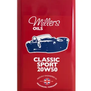 Millers Oils Classic Sport 20w50 polosyntetický motorový olej pro veterány 5 L - Kupte dnes