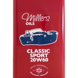 Millers Oils Classic Sport 20w60 polosyntetický motorový olej pro veterány 5 L | Cenová bomba