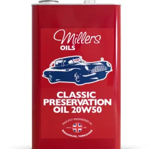 Přímo od výrobce - Millers Oils Preservation Oil 20w50 konzervační motorový olej pro veterány 5 L