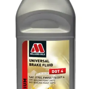 Millers Oils Universal Brake Fluid DOT 4 brzdová kapalina 1 L - Objednat nyní