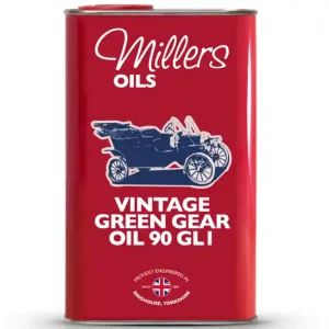 Millers Oils Vintage Green Gear Oil 90 GL1 minerální převodový olej pro veterány 1 L | Doprodej zásob