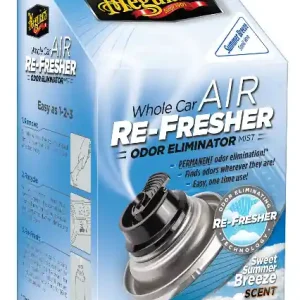 Omezené zásoby - Meguiar‘s Whole Car Air Re-Fresher Odor Eliminator Mist 71 g - Sweet Summer Breeze Scent - dezinfekce klimatizace