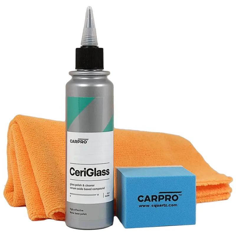 Rychlé odeslání | Sada na leštění oken CarPro Ceriglass 150 ml kit