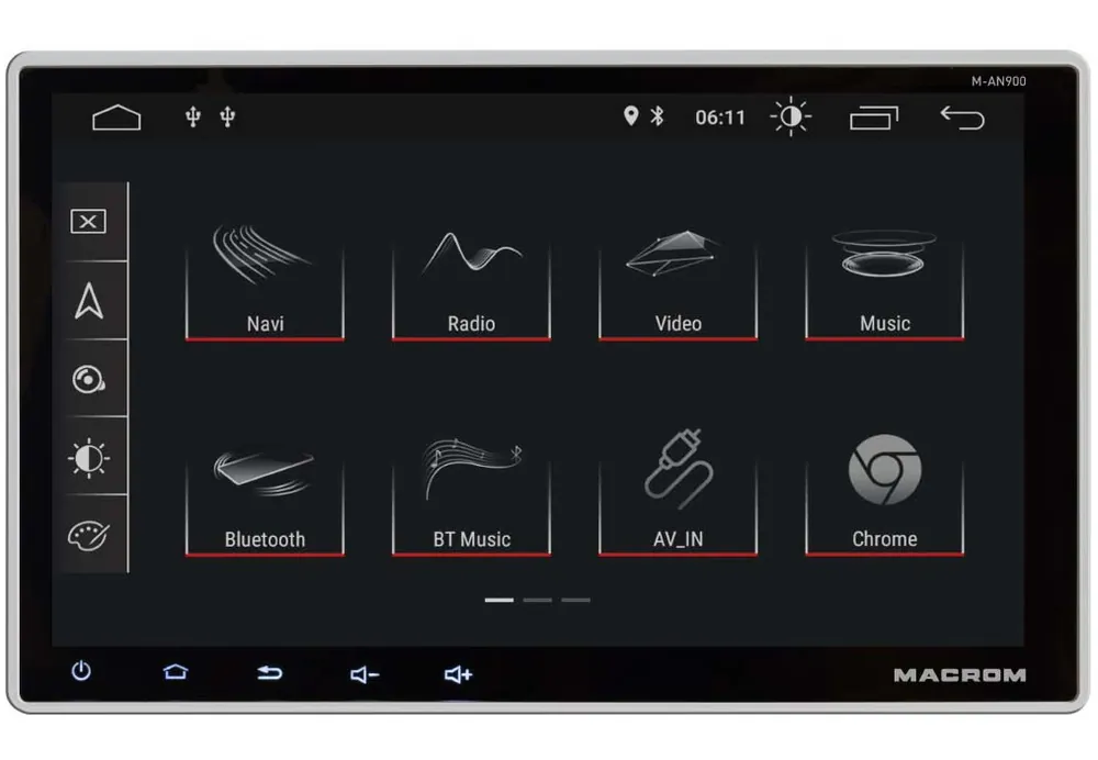 Android autorádio MACROM M-AN900 | Akční sleva