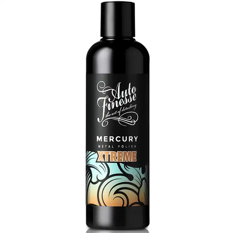 Silná leštěnka na kovy Auto Finesse Mercury Metal Polish Xtreme (250 ml) - Nový produkt