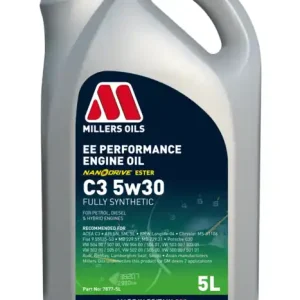 Nabídka dne | Millers Oils EE PERFORMANCE C3 5w30 plně syntetický motorový olej s nano částicemi 5 L