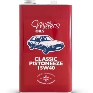 Millers Oils Classic Pistoneeze 15w40 minerální motorový olej pro youngtimery 5 L - Sleva