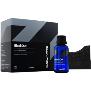 Špičkový produkt - Keramická ochrana pneumatik CarPro CQUARTZ Blackout 50 ml