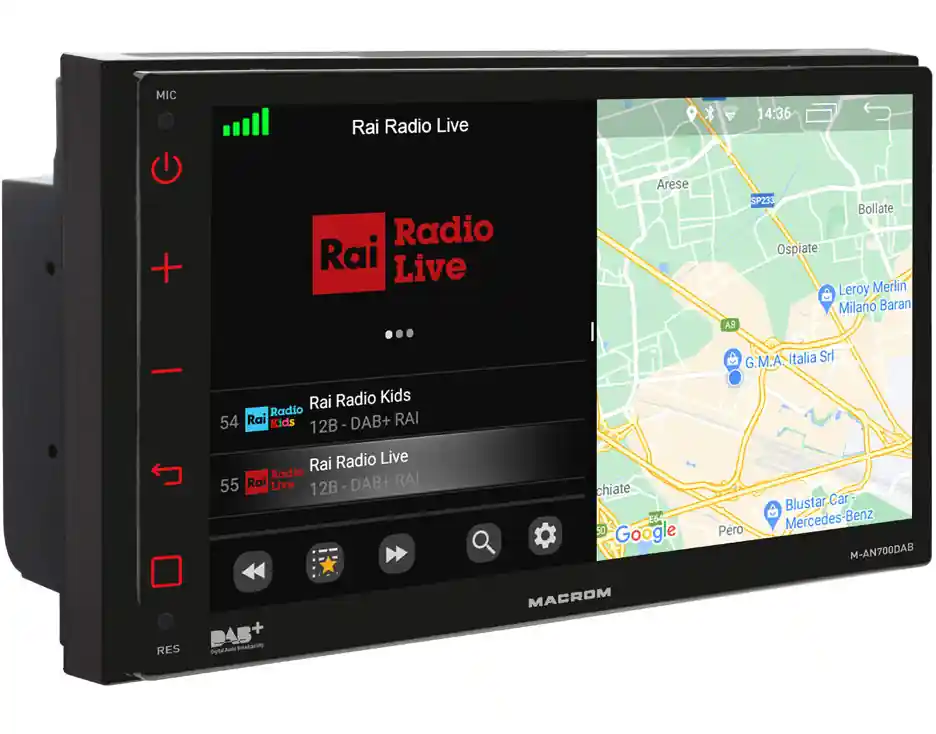 Akce - Android autorádio MACROM M-AN700DAB
