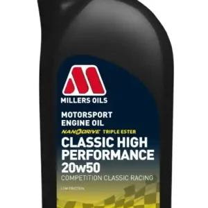 Doporučujeme | Millers Oils Classic High Performance 20w50 plně syntetický motorový olej s nano částicemi 1 L