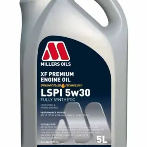 Vysoká kvalita - Millers Oils XF PREMIUM LSPI 5w30 5 L plně syntetický olej