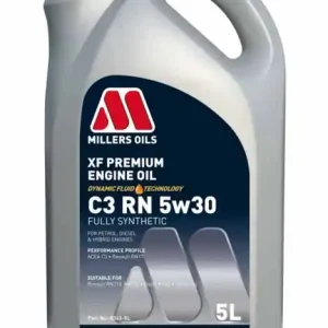 Nejprodávanější | Millers Oils XF PREMIUM C3 RN 5w30 5 L plně syntetický olej
