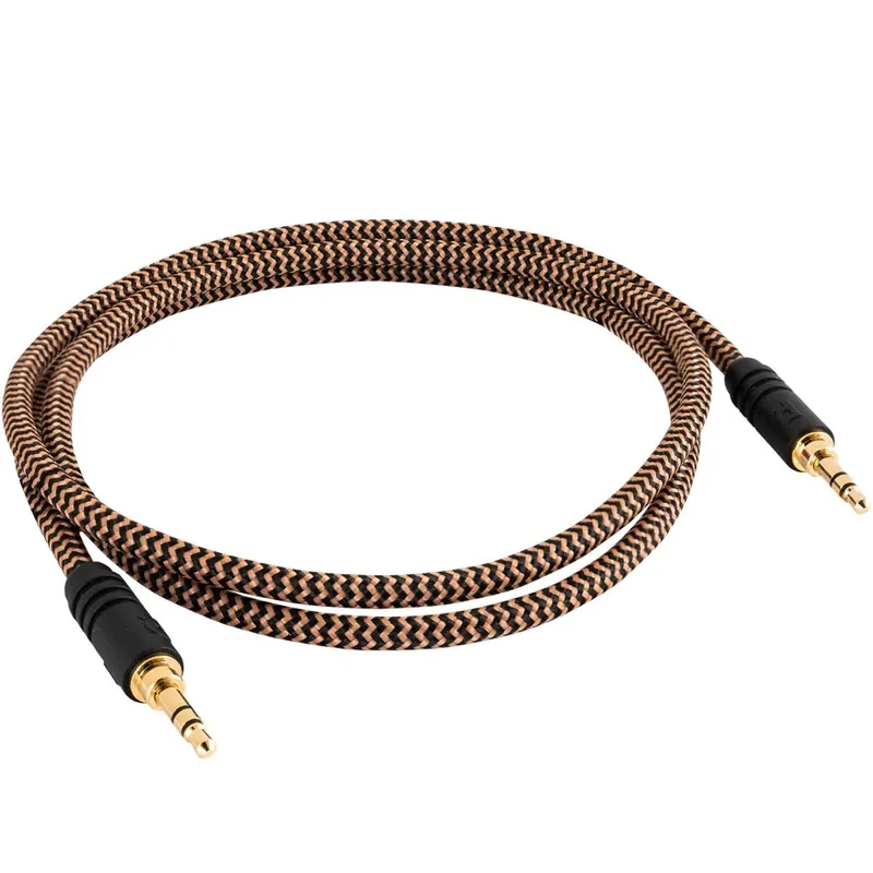 AUX 3.5 mm Jack kabel v opletu Proson Arctic Series 3.5mm - 3.5mm (1 m) - Top cena