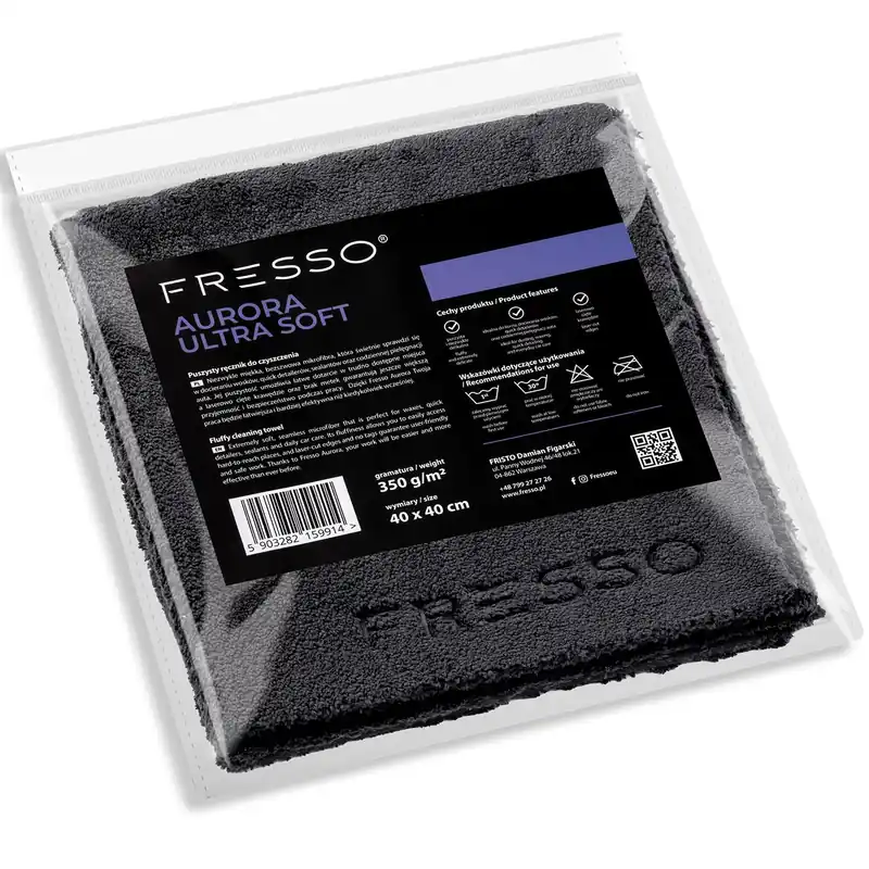 Prémiová kvalita - Mikrovláknová utěrka FRESSO Aurora Ultra Soft (350 GSM)
