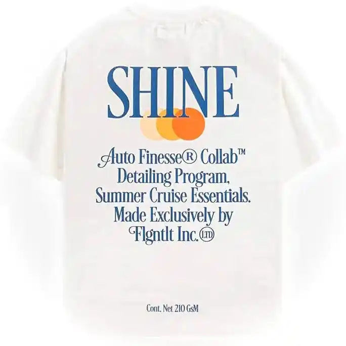 Končí brzy - Tričko Auto Finesse x FLGNTLT Cruise T-shirt White (M)