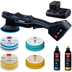 Žádaný produkt - Sada s orbitální AKU leštičkou Rupes HLR15/CB2/BAS kit