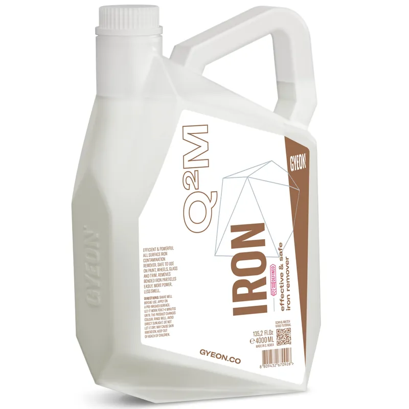 Odstraňovač polétavé rzi Gyeon Q2M Iron REDEFINED (4 L) - Zlevněno