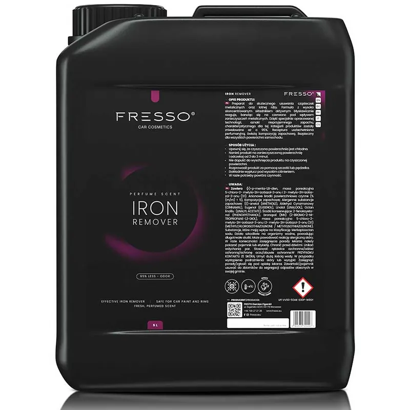 Nyní k dispozici - Odstraňovač polétavé rzi FRESSO Iron Remover (5 L)