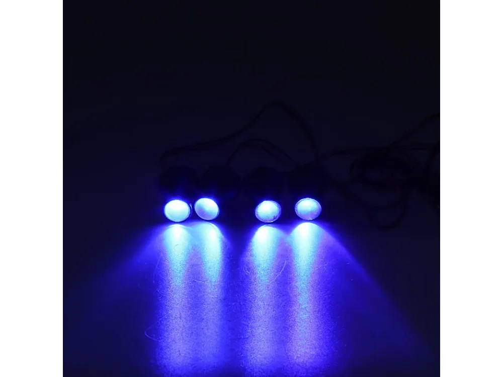 LED stroboskop modrý 4ks 1W - Ihned k objednání