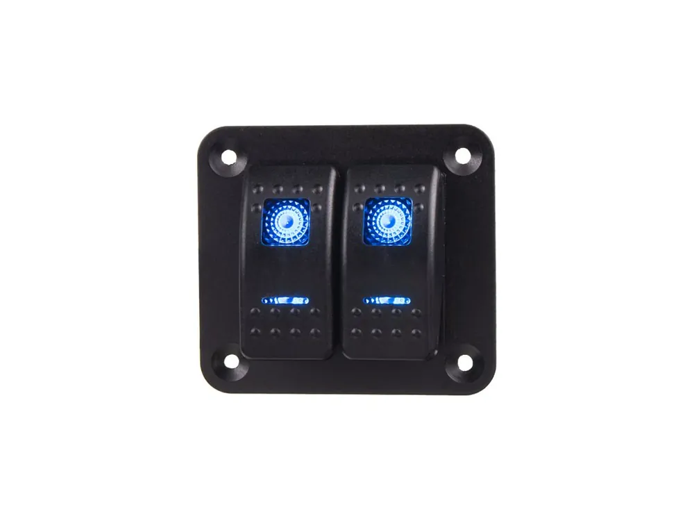 Cenový hit - Panel s 2x spínači Rocker 12/24V