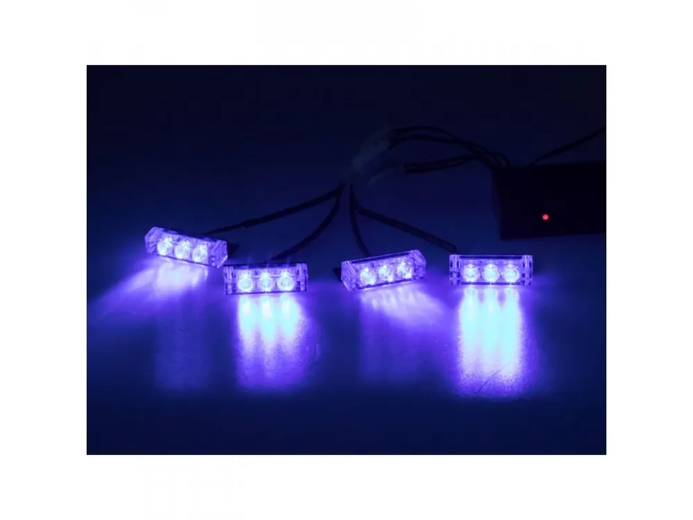 Téměř vyprodáno | PREDATOR LED do mřížky, 12V, modrý