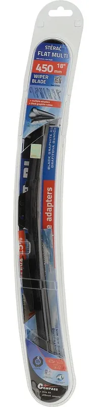Akce - Stěrač FLAT MULTI 450mm s adaptéry