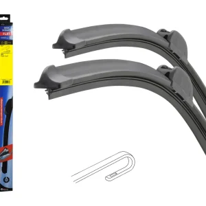 Stěrače FLAT SET (HOOK) 630+630mm - Jen pár kusů