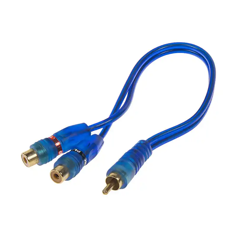 RCA Y audio kabel BLUE BASIC line, 2xsamice, 1xsamec xs-212f | Téměř vyprodáno