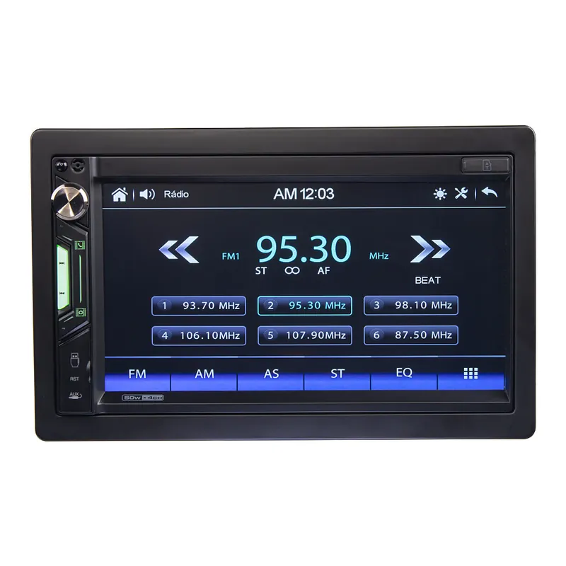 2DIN autorádio s 6,9" LCD, Carplay, Android Auto, Bluetooth, USB, microSD, multicolor 80871BTC | Nový produkt