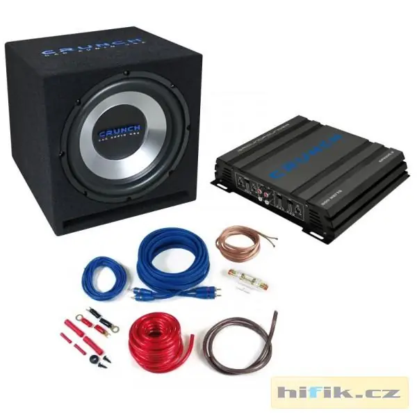 Nově v sortimentu | subwoofer SET Crunch CBP500 poštovné zdarma