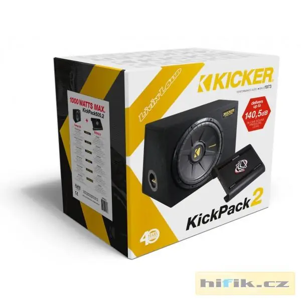Subwoofer set Kicker KPX500.2 - Ihned k dispozici