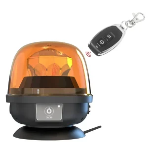 AKU LED maják, oranžový, dálkové ovládání, magnet, ECE R10, R65 - Velká sleva