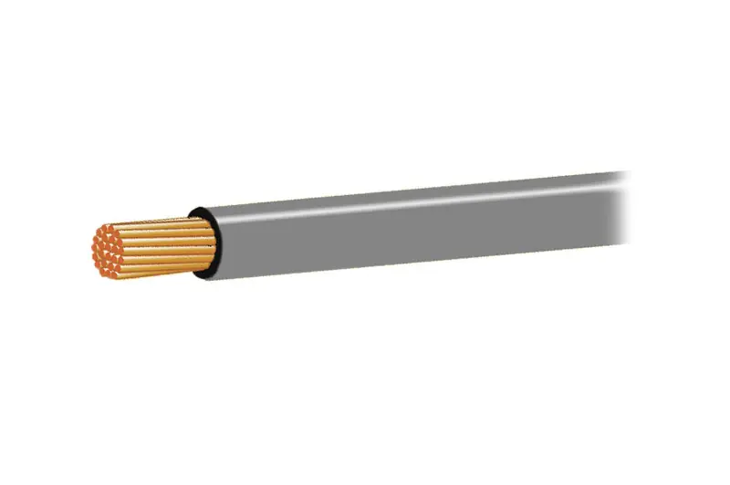 Outlet - Autokabel 0,5mm2 sedy