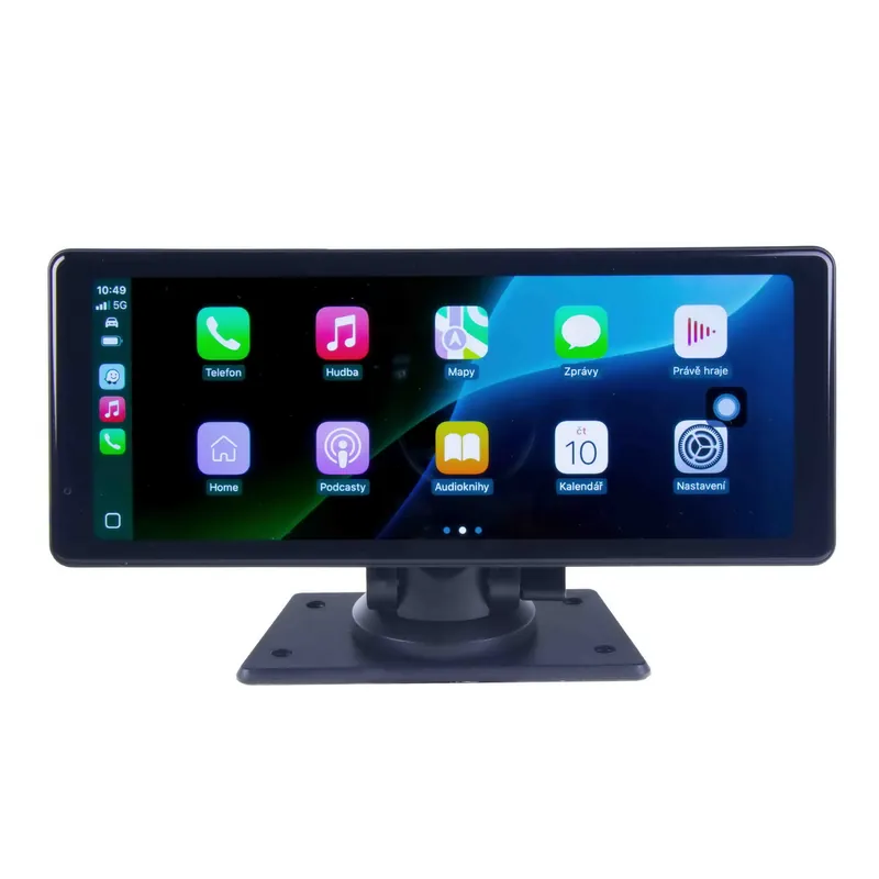 Monitor 8,1" s Apple CarPlay, Android auto, Bluetooth, micro SD, 2K DVR + kamerový vstup - Do košíku