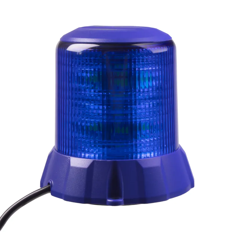 Ušetřete | Robustní modrý LED maják, modrý hliník, 96W, ECE R65