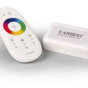 Řídící jednotka s dálkovým ovladačem pro RGB LED pásek Carbest | Nově v sortimentu