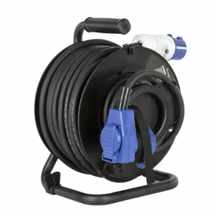 Novinka v nabídce | Kabel na bubnu Carbest s CEE zástrčkou a rohovou CEE a Schuko zásuvkou