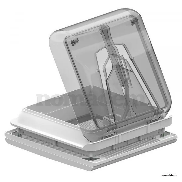 Střešní okno Fiamma Vent 28 F - otvor 28x28 cm, bílý nebo průhledný kryt | Zlevněno