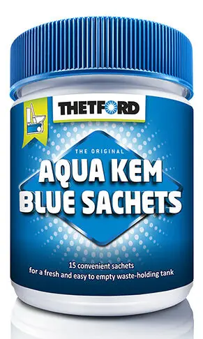 Populární | Thetford Aqua Kem Blue Sachets - dóza (15 dávek)