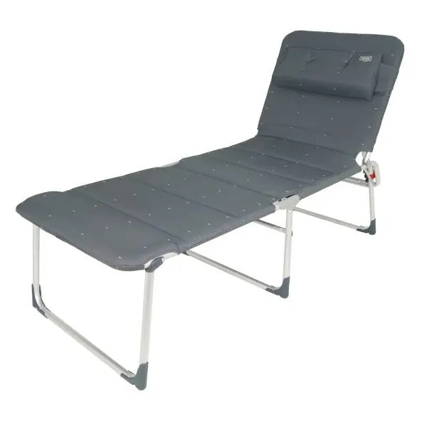 Relaxační polstrované kempingové lehátko Crespo Deluxe AL/363-NDL - Zvýhodněná cena
