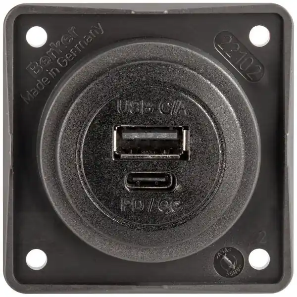 Vestavná USB A/C zásuvka Berker Integro | Akční nabídka